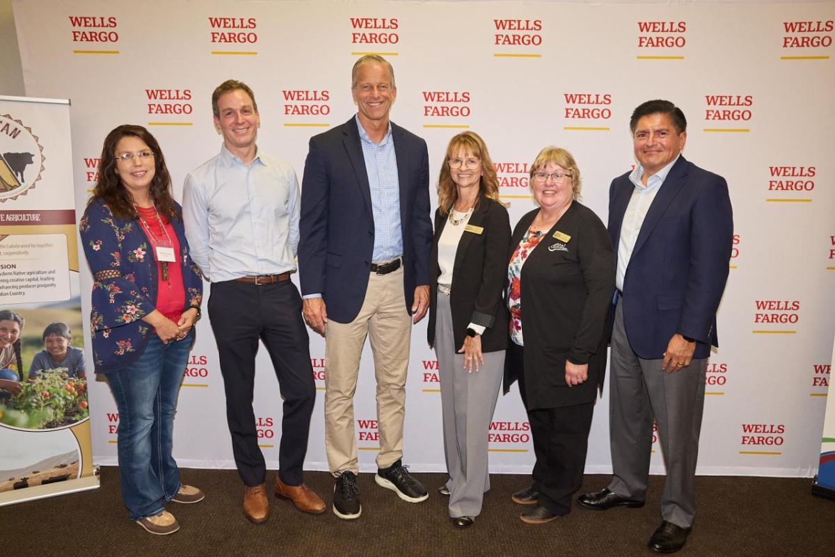 Senate Majority Leader John Thune joined leaders from Wells Fargo, Akiptan and GROW South Dakota for an announcement of  Wells Fargo’s $1 million philanthropic investment in rural and tribal small business growth across South Dakota.
