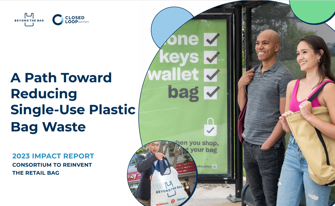 Cover of the Beyond the Bag Initiative's 2023 Impact Report