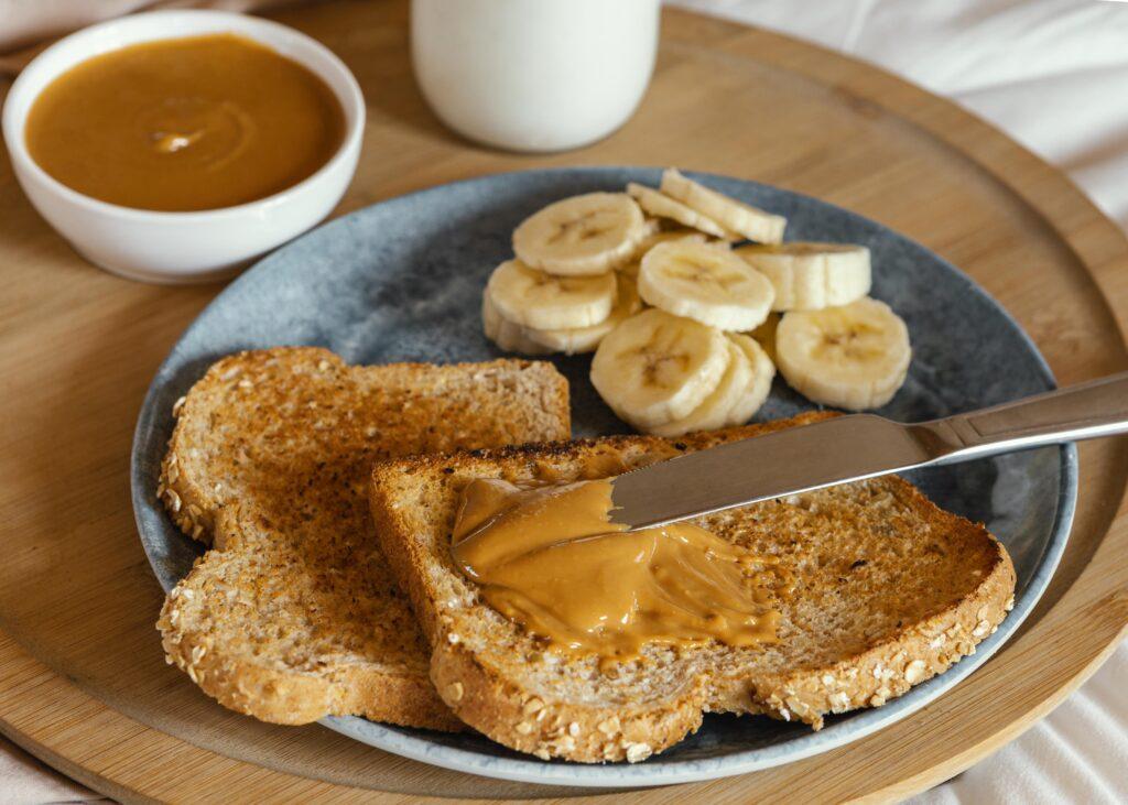 Peanut butter and bananna.