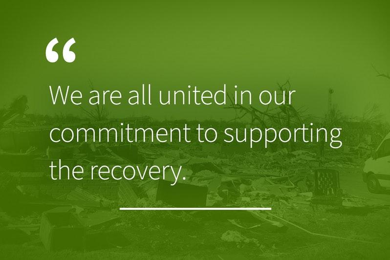 We are all united in our commitment to supporting the recovery.