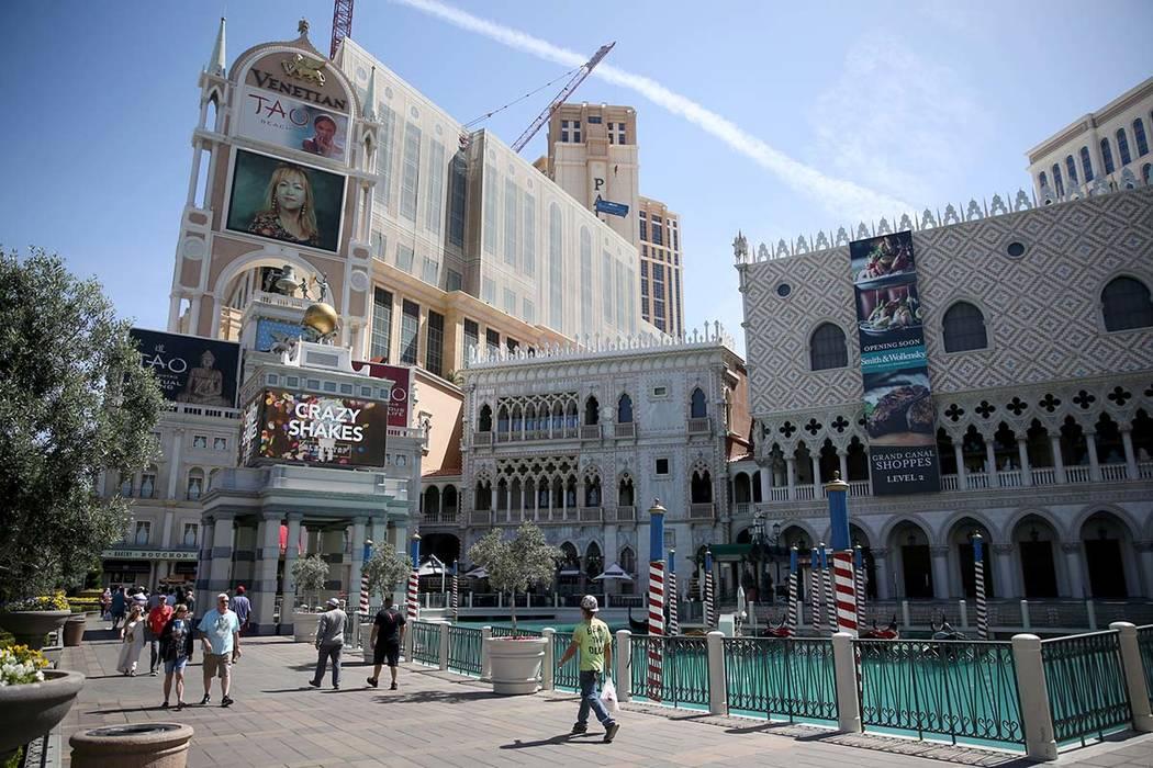 The Venetian in Las Vegas, Friday, May 3, 2019. (K.M. Cannon/Las Vegas Review-Journal) @KMCannonPhoto