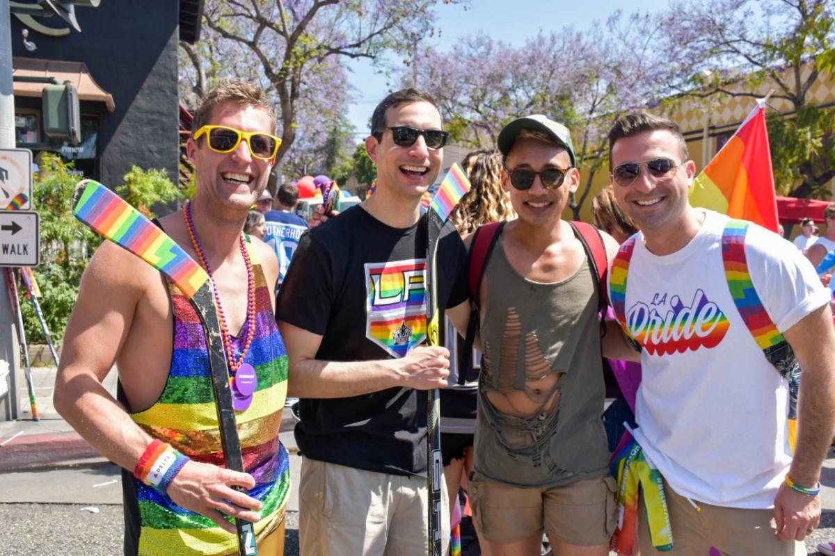 AEG, LA Kings and LA Galaxy employees show their pride at LA Pride 2022, the nation’s second largest Pride parade