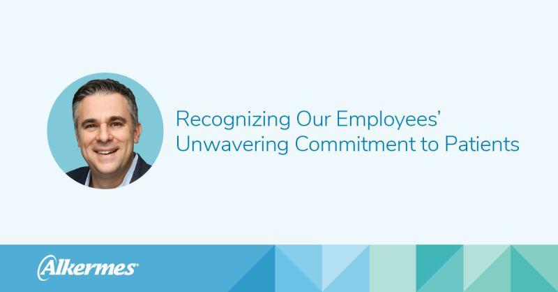 profile of Steve Schiavo, text reads "Recognizing our employees' unwavering commitment to patients"