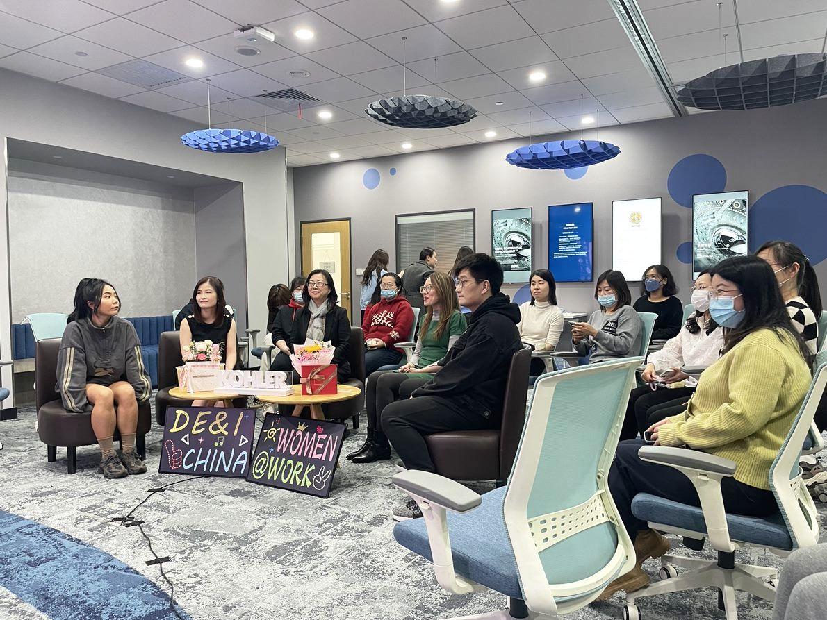 Group of people in a conference room