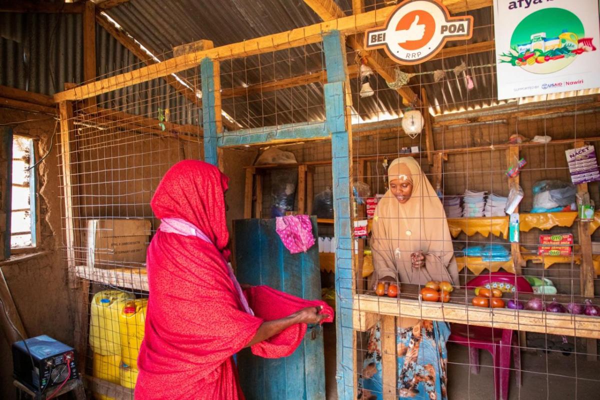 Selling produce gives women financial agency.