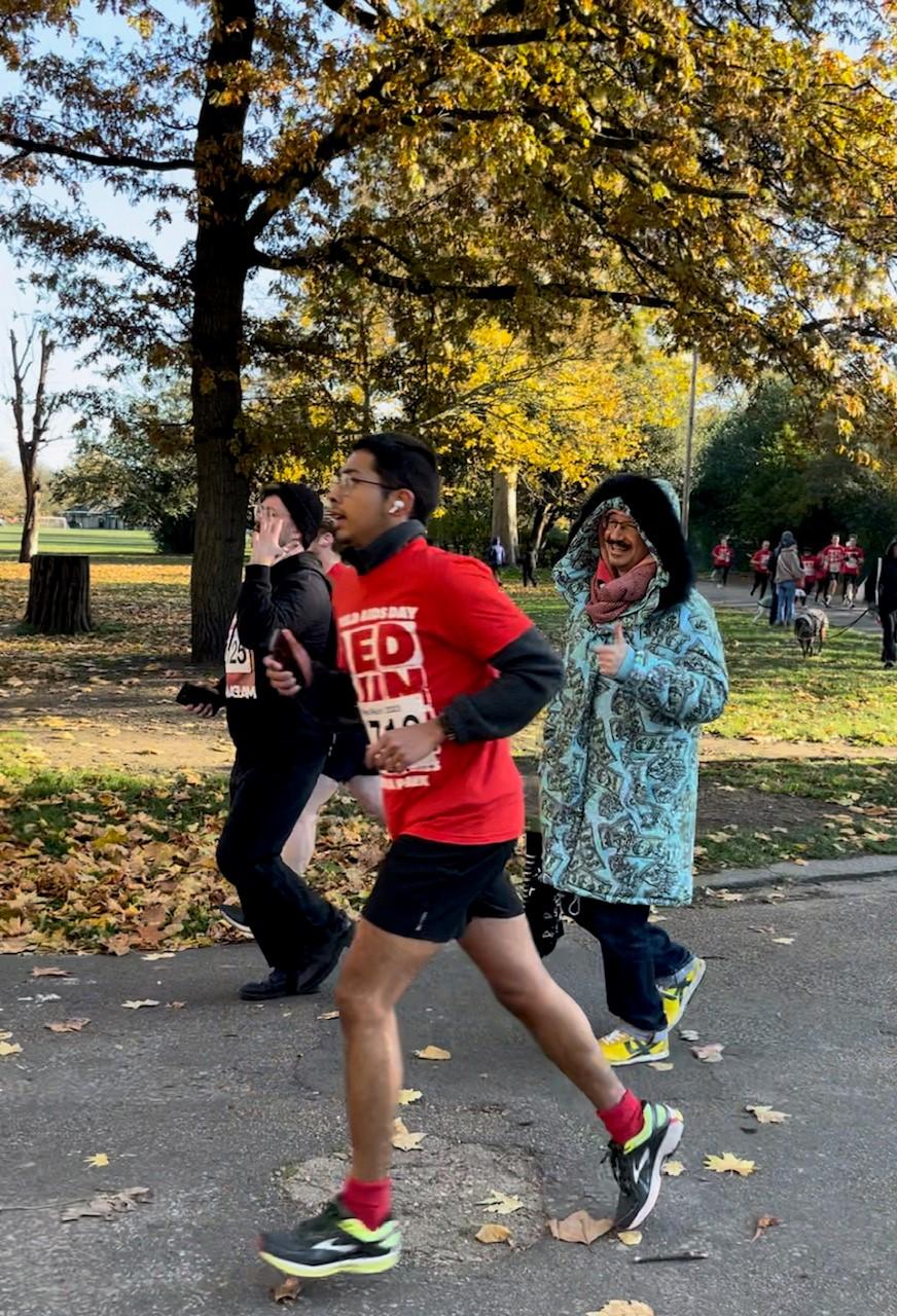 People running