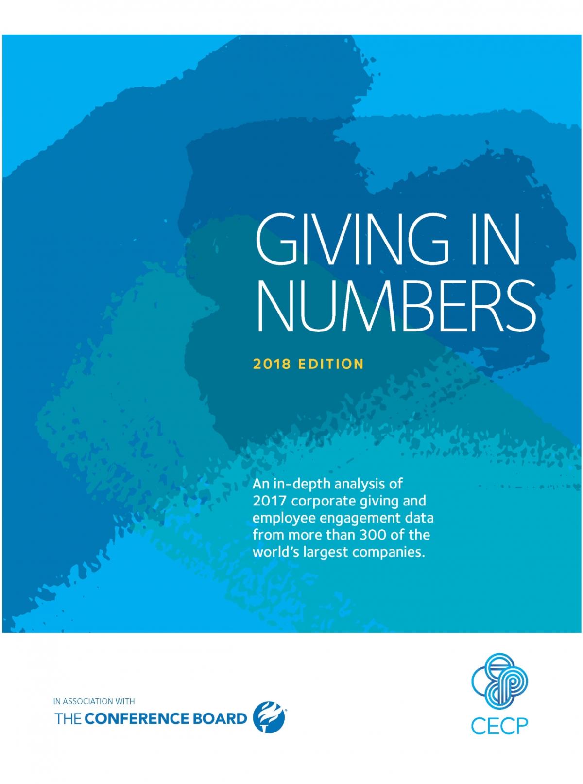 CECP's Giving in Numbers 2018 Edition