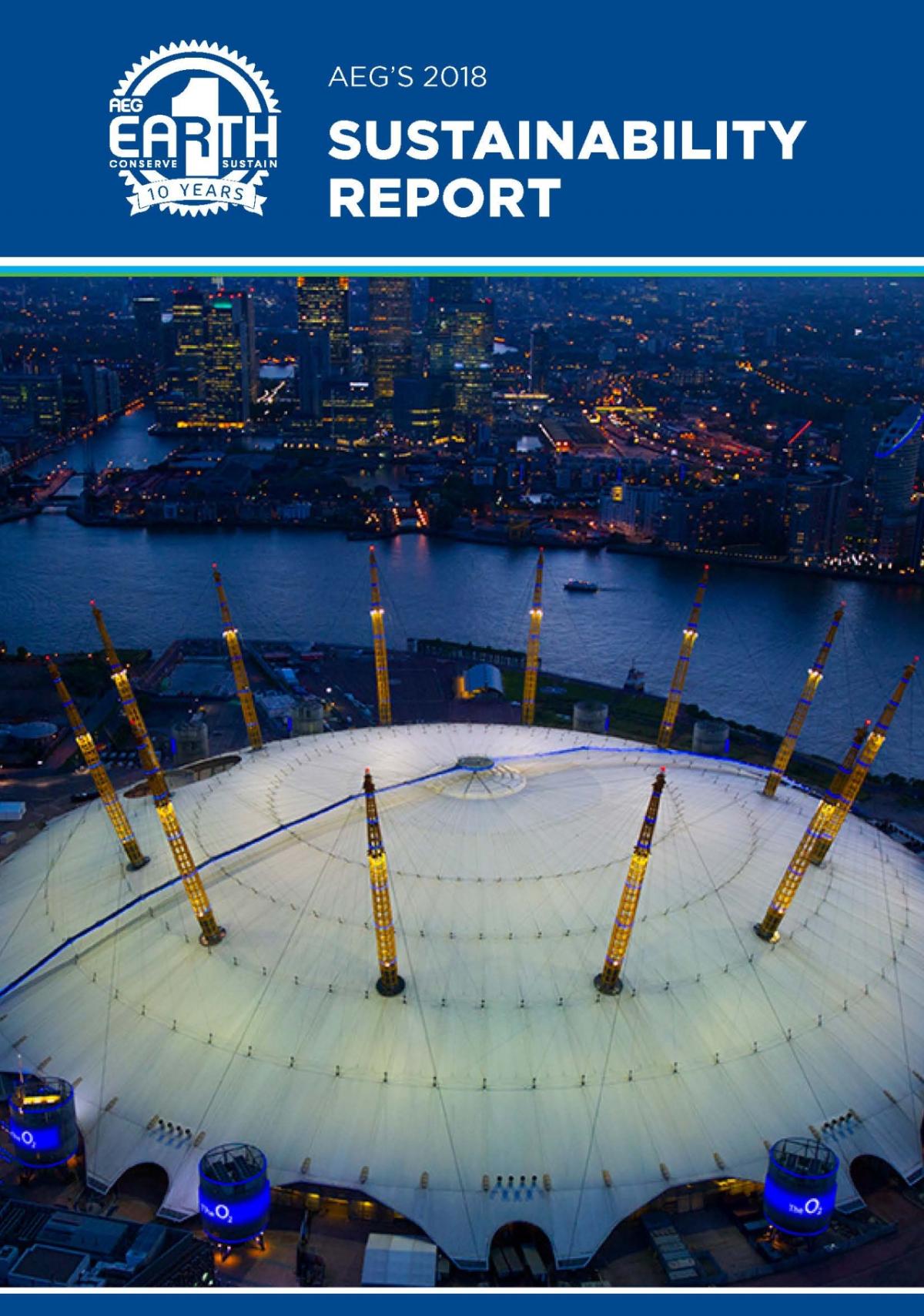 AEG releases its 2018 Sustainability Report
