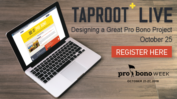 Do more with less: Free nonprofit webinar on using pro bono successfully.
