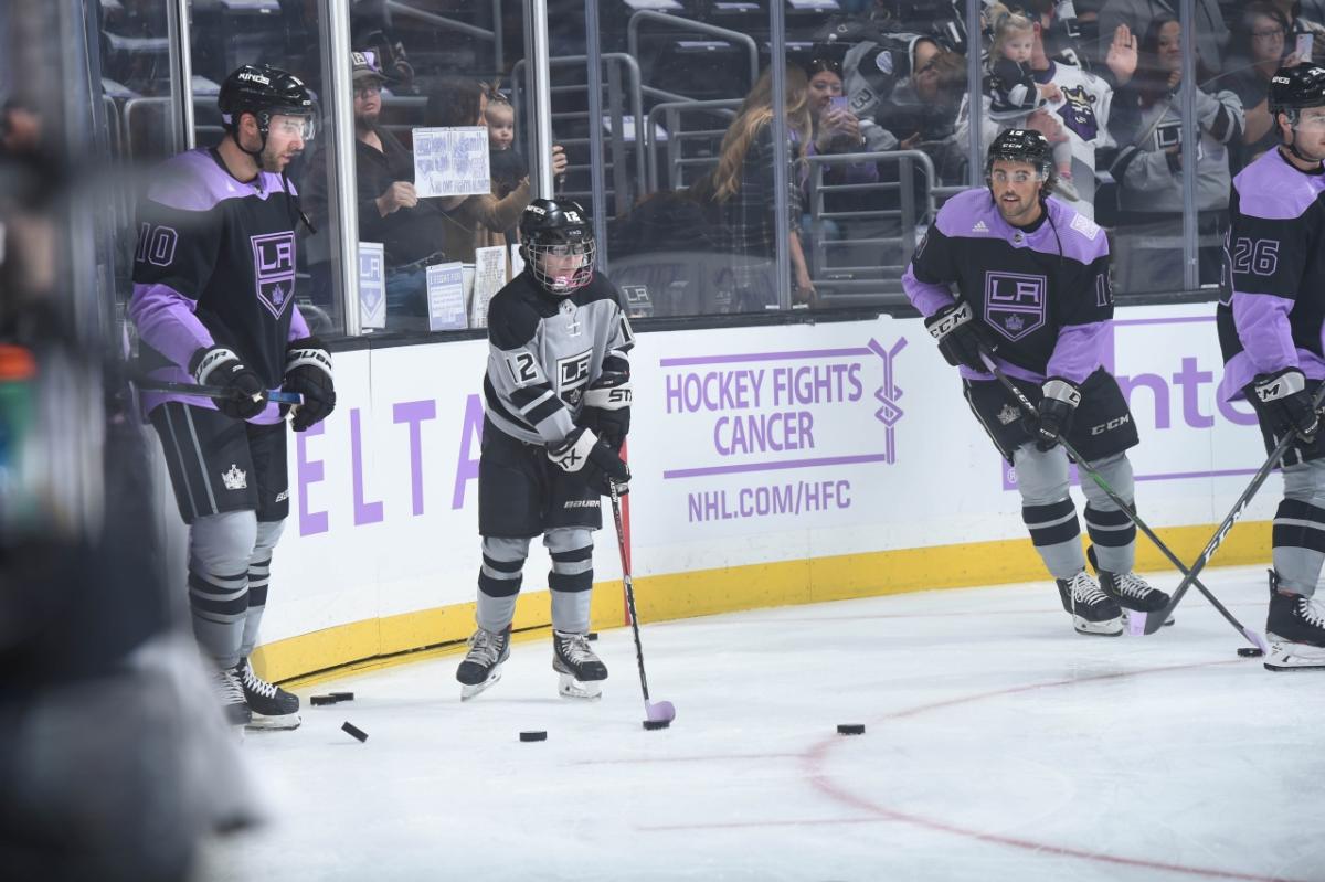 Hockey Fights Cancer 2023 x Los Angeles Kings Levelwear Podium