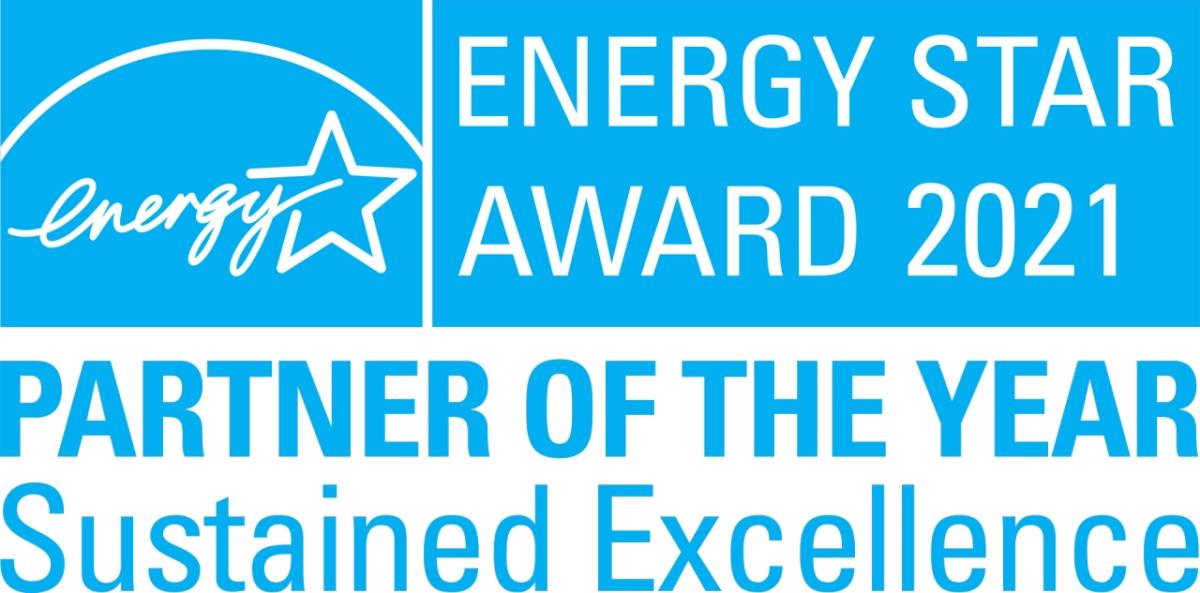 Pentair has been named an ENERGY STAR Partner of the Year for eight consecutive years. ENERGY STAR POY 2021