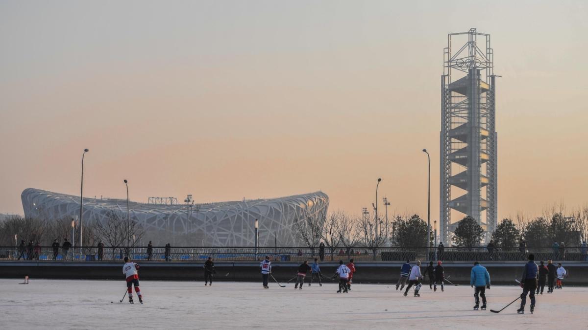 Getty Images hockey players in Beijing