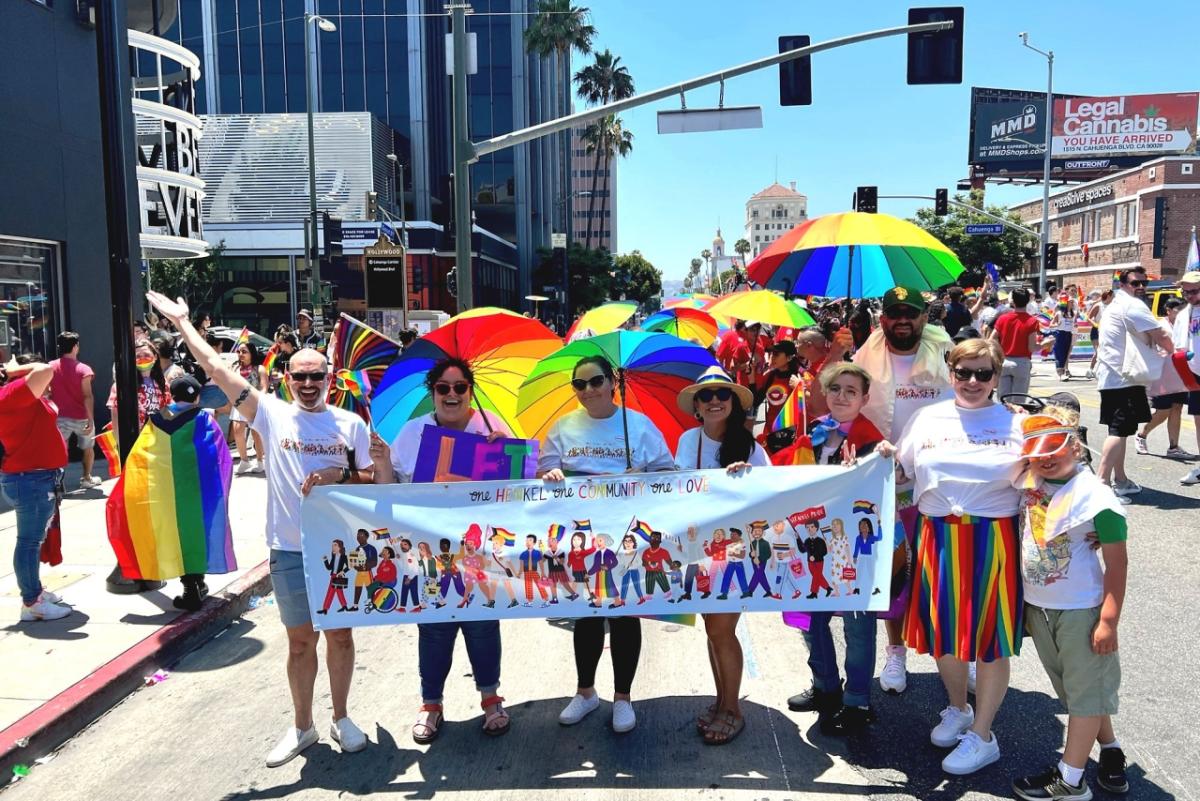 Henkel PRIDE ERG members from Culver City, CA marched in the Los Angeles PRIDE Parade