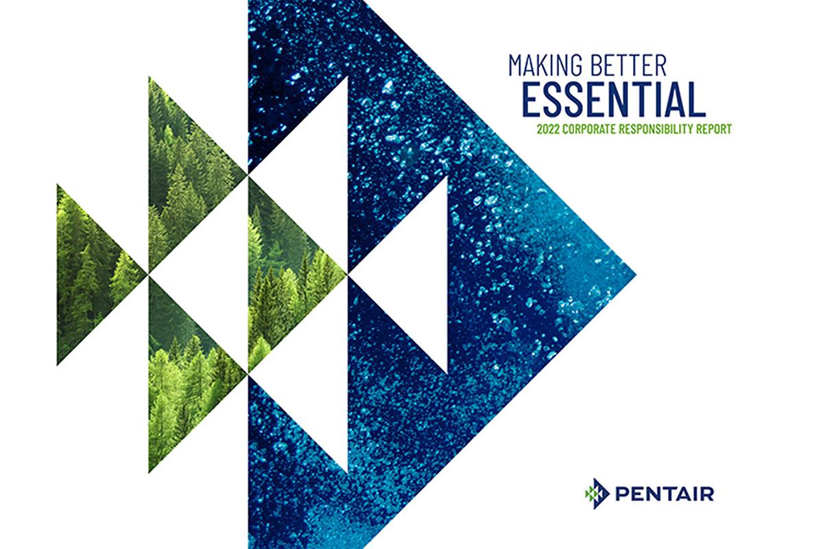 Pentair 2022 Corporate Responsibility Report cover image