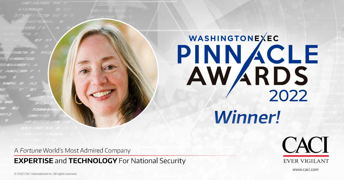 Pinnacle Awards 2022 Winner! CACI’s Linda Braun, Ph.D.