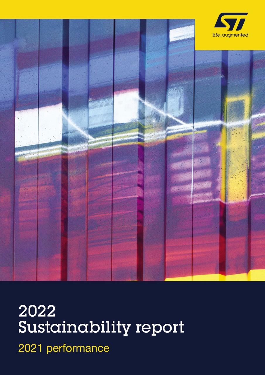 STMicroelectronics 2022 Sustainability Report cover