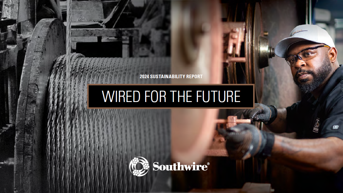 Cover of Southwire's 2024 Sustainability Report