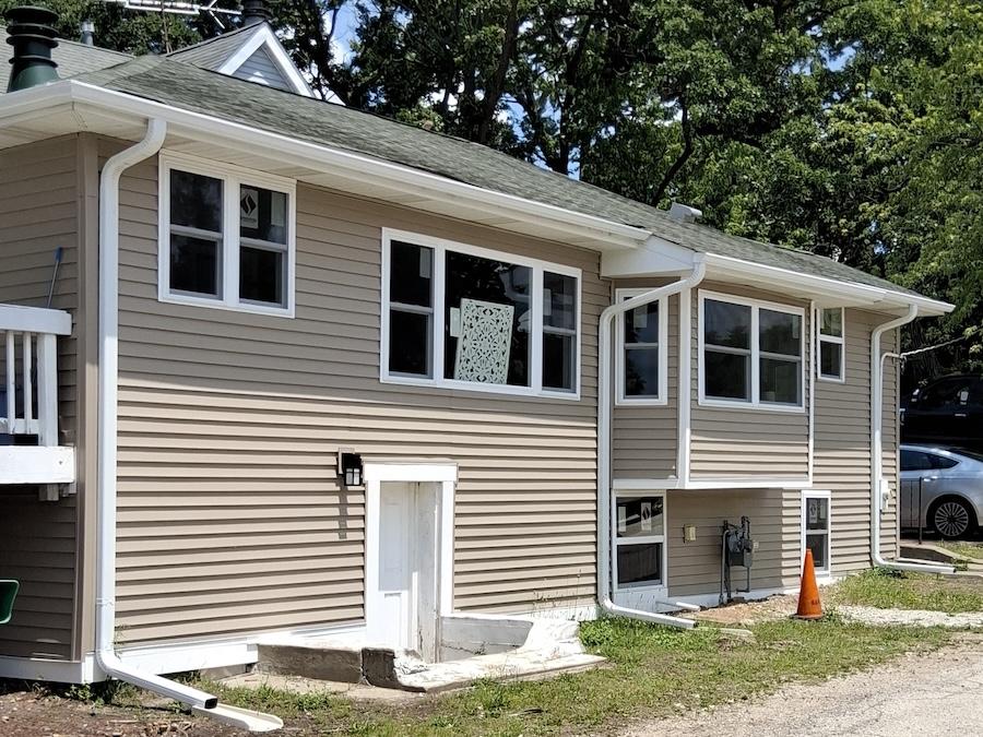 Newly repaired and restored home of Mark.