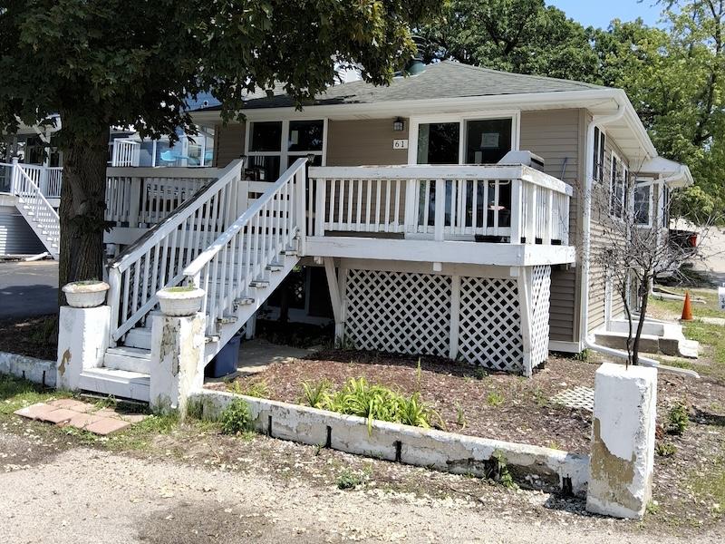 New railings and stairs for Mark's home.