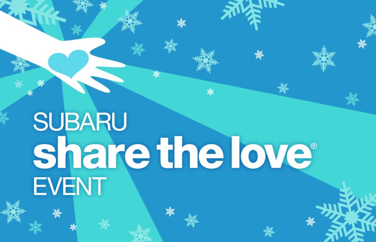 For the past 17 years, through the Subaru Share the Love® Event, Subaru and its retailers have donated to charities like the ASPCA®, Make-A-Wish®, Meals on Wheels America, and the National Park Foundation, as well as more than 2,700 hometown charities. By the end of this year, our eighteenth year of the Share the Love event, Subaru will have donated more than $350 million. Subaru share the love event logo