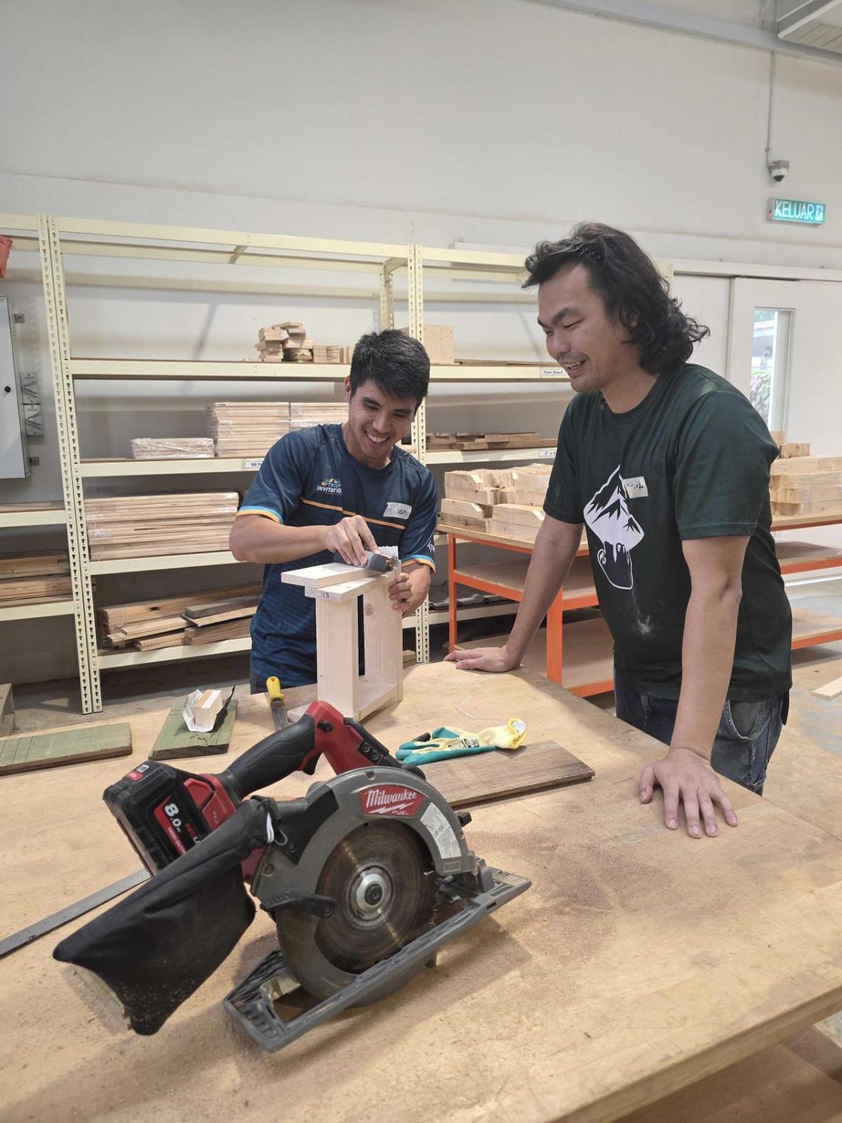Gen team members volunteering