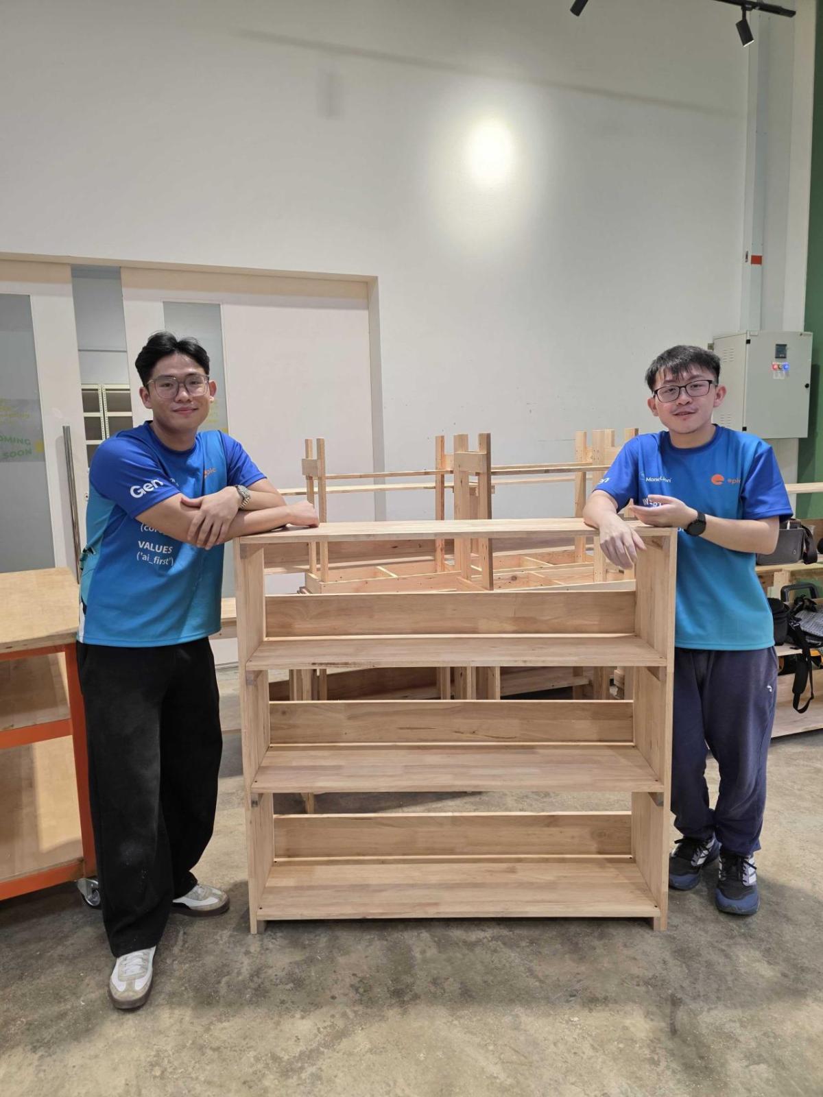 Gen team members volunteering
