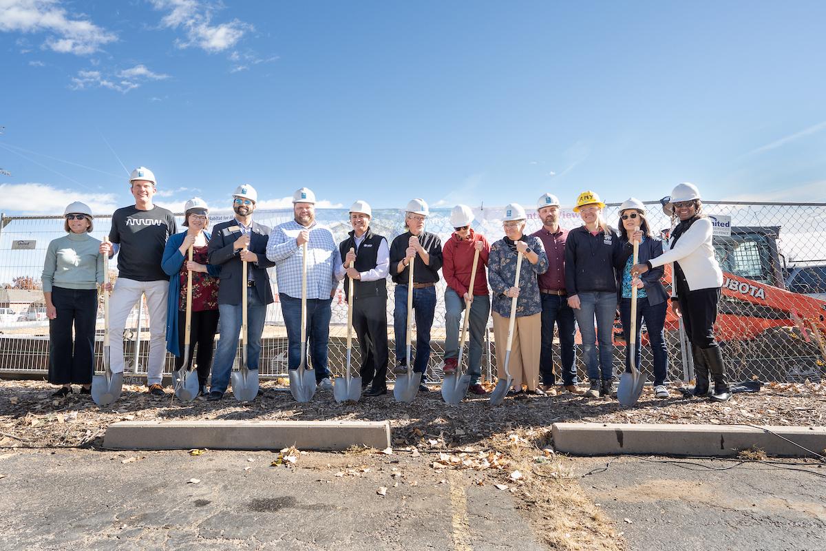 Group photo on site