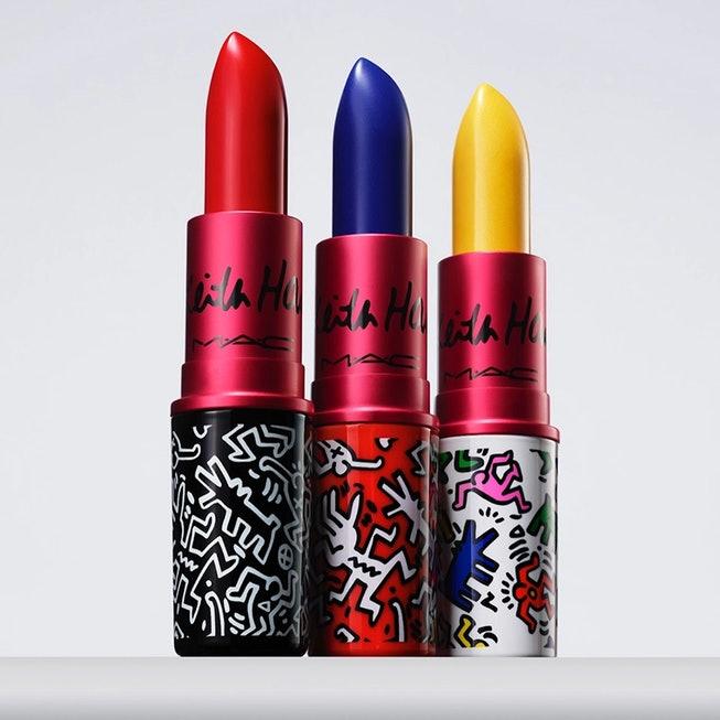 Three Viva Glam lipsticks