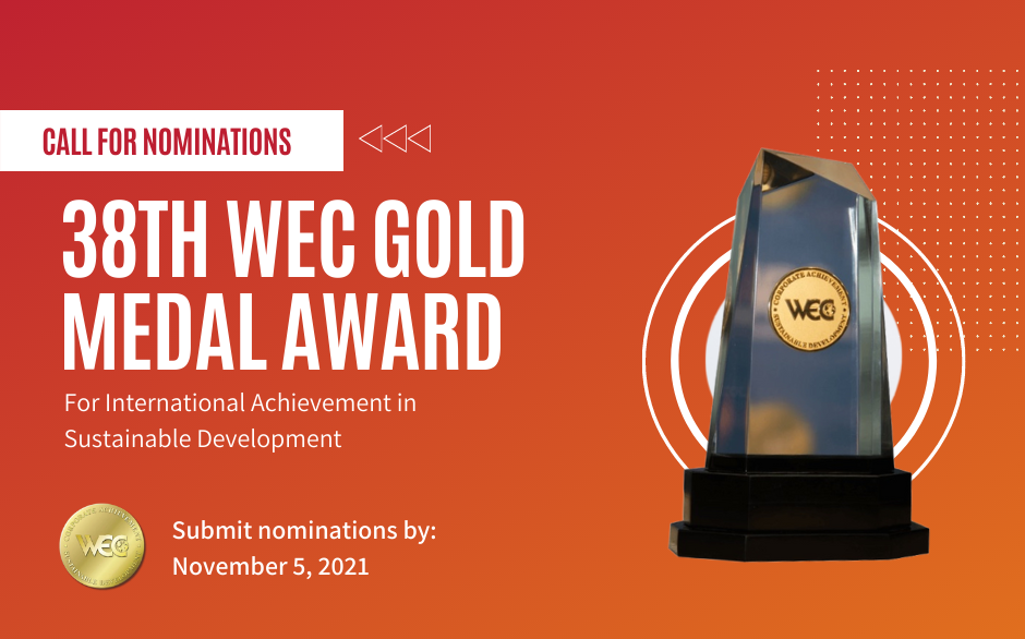 38th WEC Gold Medal Award Poster