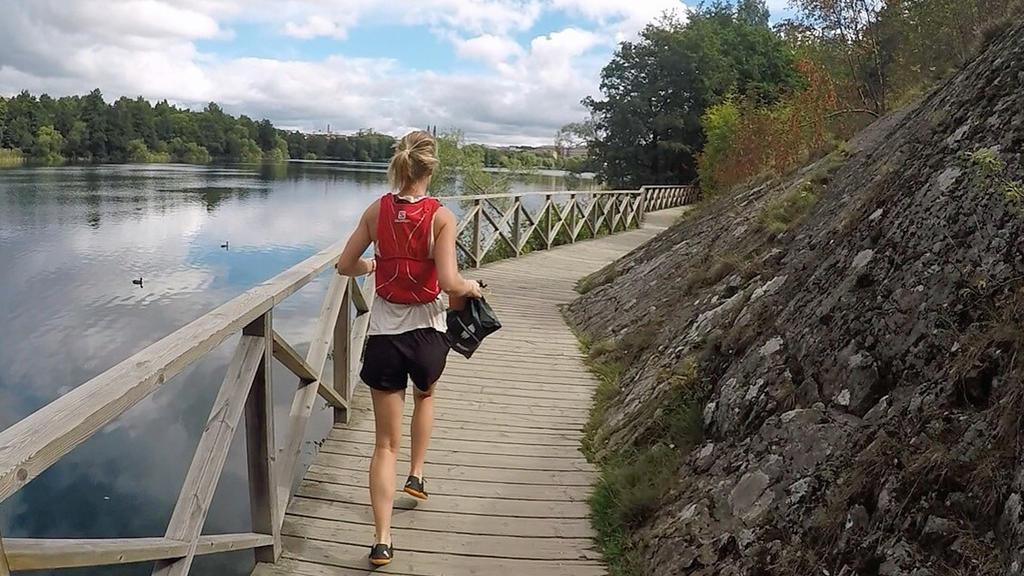 A Swedish plogger in action. (Photo credit: Instagram @majatesch)
