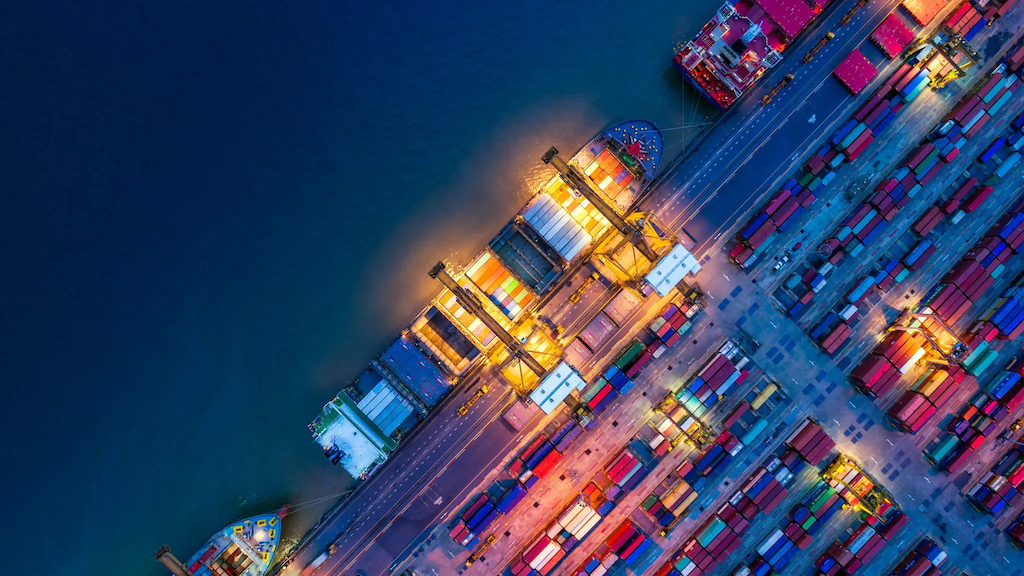 Loading dock from Birds eye view