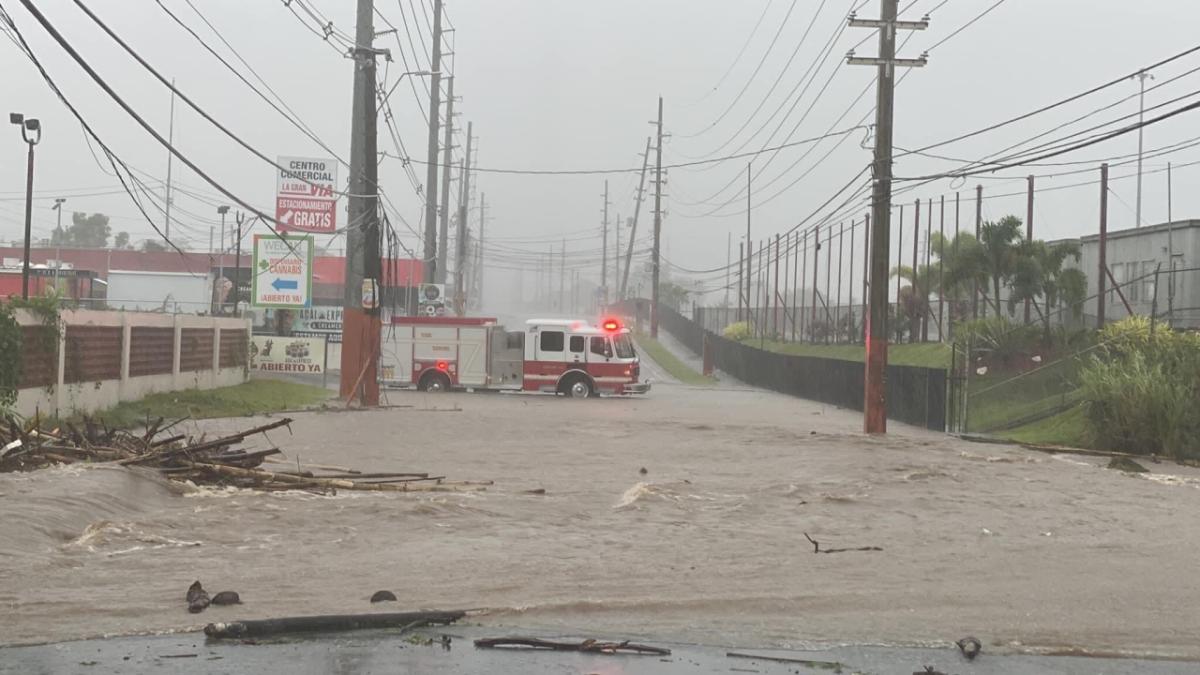 flooded street