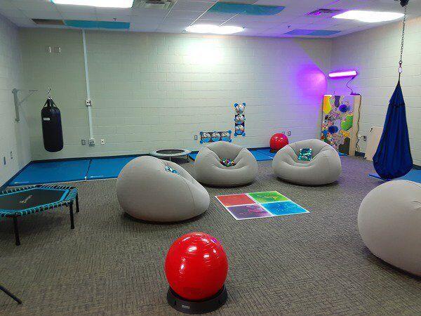 Elmwood School sensory room helps students with unique learning