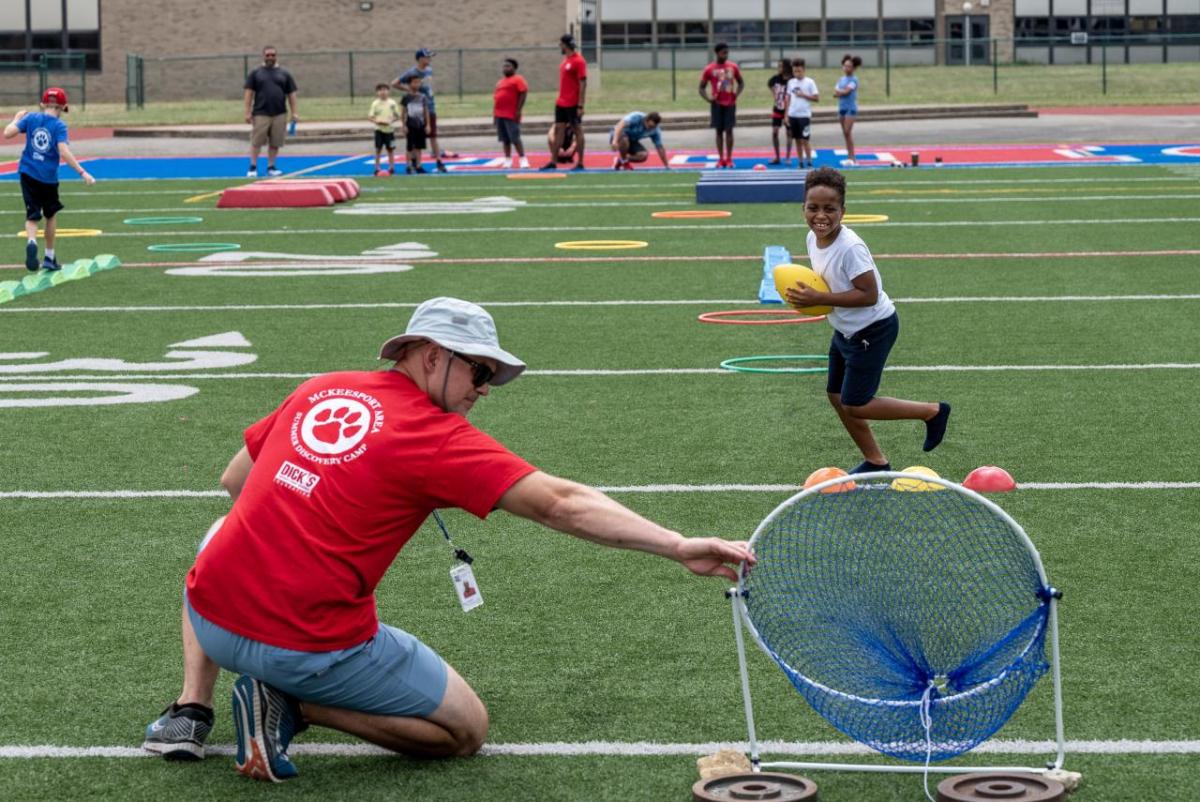 people playing sports