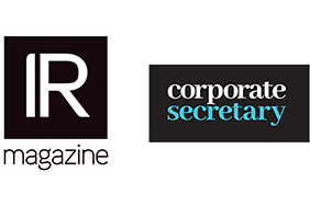 IR Magazine and Corporate Secretary logos