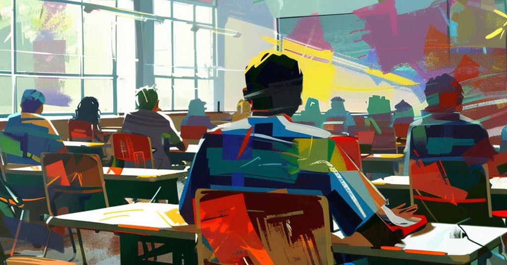 Image courtesy of Franchising.com Painting of students in a classroom
