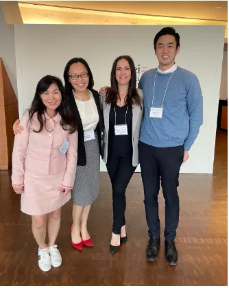 L-R: Theresa Mai Wright from Little Saigon TV, Patricia Ratulangi from Nielsen, Rebecca Hadnott from Lexus, Samuel Yoon from IW Group Inc.