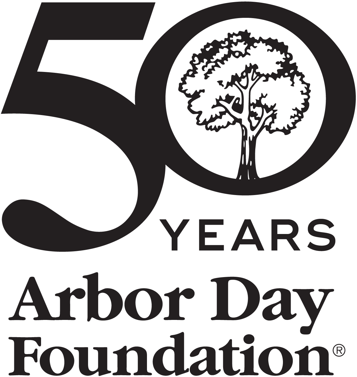 The Arbor Day Foundation's 50th anniversary logo