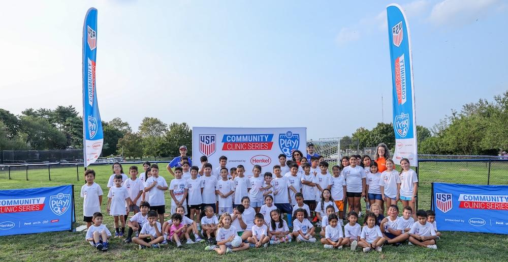 Group photo of soccer team