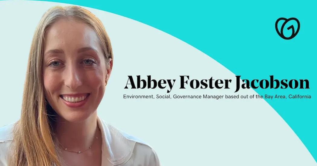 Abbey Foster Jacobson, ESG Manager, GoDaddy.