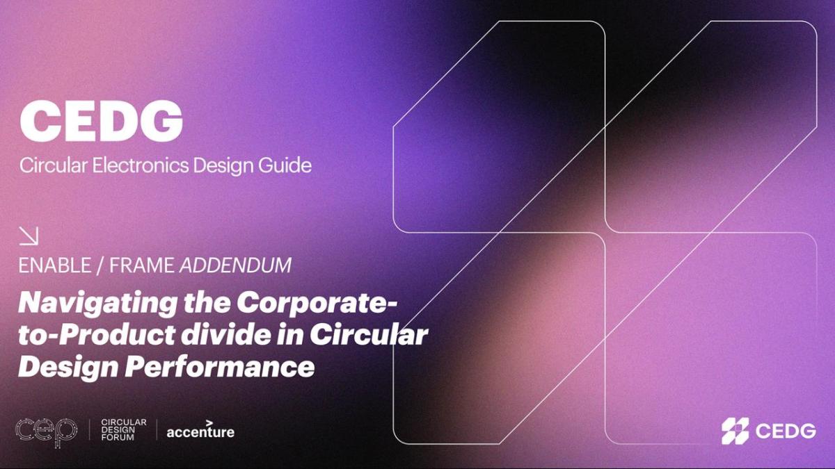 Circular Electronics Design Guide Addendum Cover