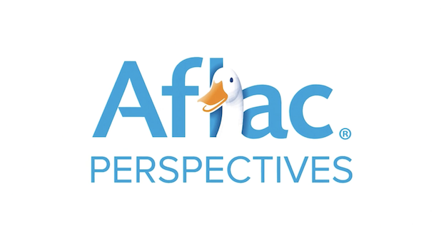 Aflac Perspectives. The Aflac duck is shown.