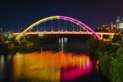 Aflac Nashville Korean War Veterans Memorial Bridge.