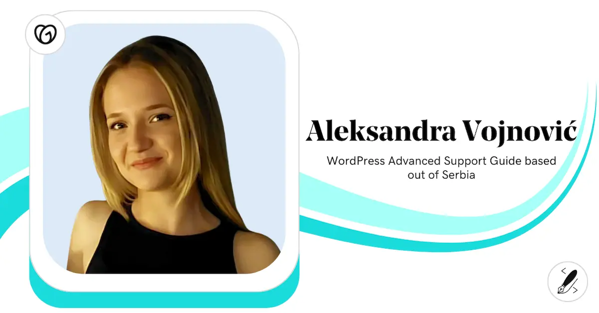 Aleksandra Vojnovic,  WordPress Advanced Guide, GoDaddy.