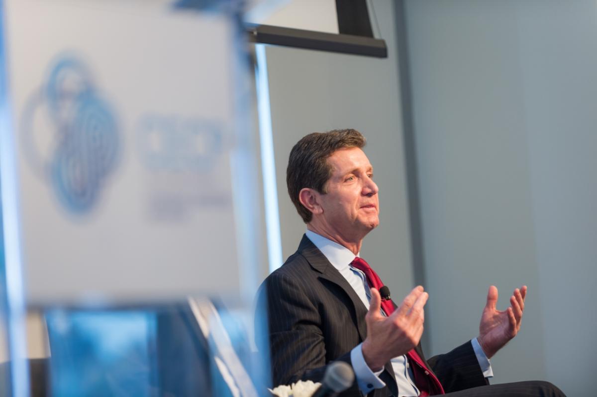 Alex Gorsky, Johnson & Johnson CEO, presents at CECP's CEO Investor Forum 3.0 on 02/26/18.