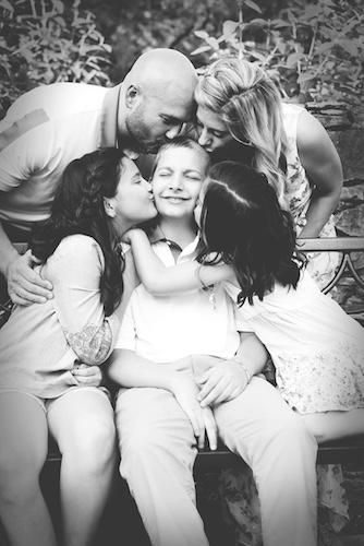Brittany Smith and her family.