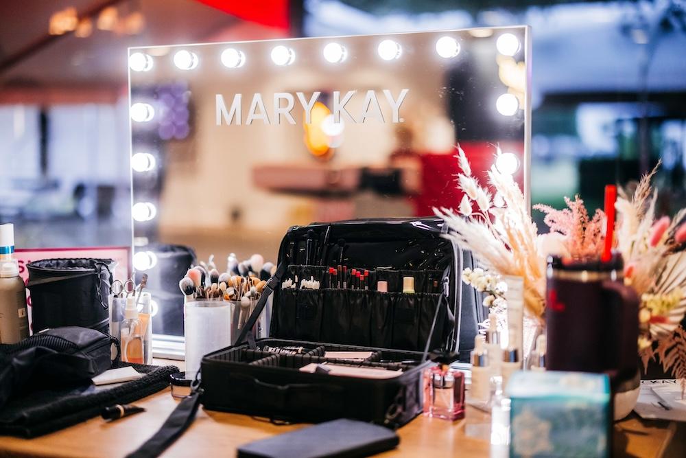 Mary Kay makeup booth