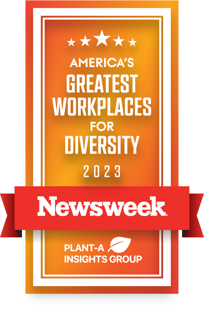 America's greatest workplaces for diversity 2023 Newsweek badge