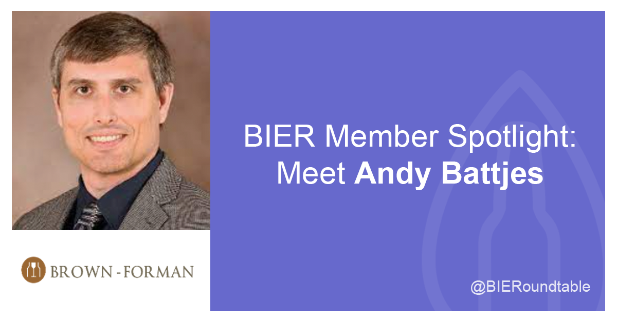 Meet Andy Battjes Andy Battjes, "BIER Member Spotlight: Meet Andy Battjes"