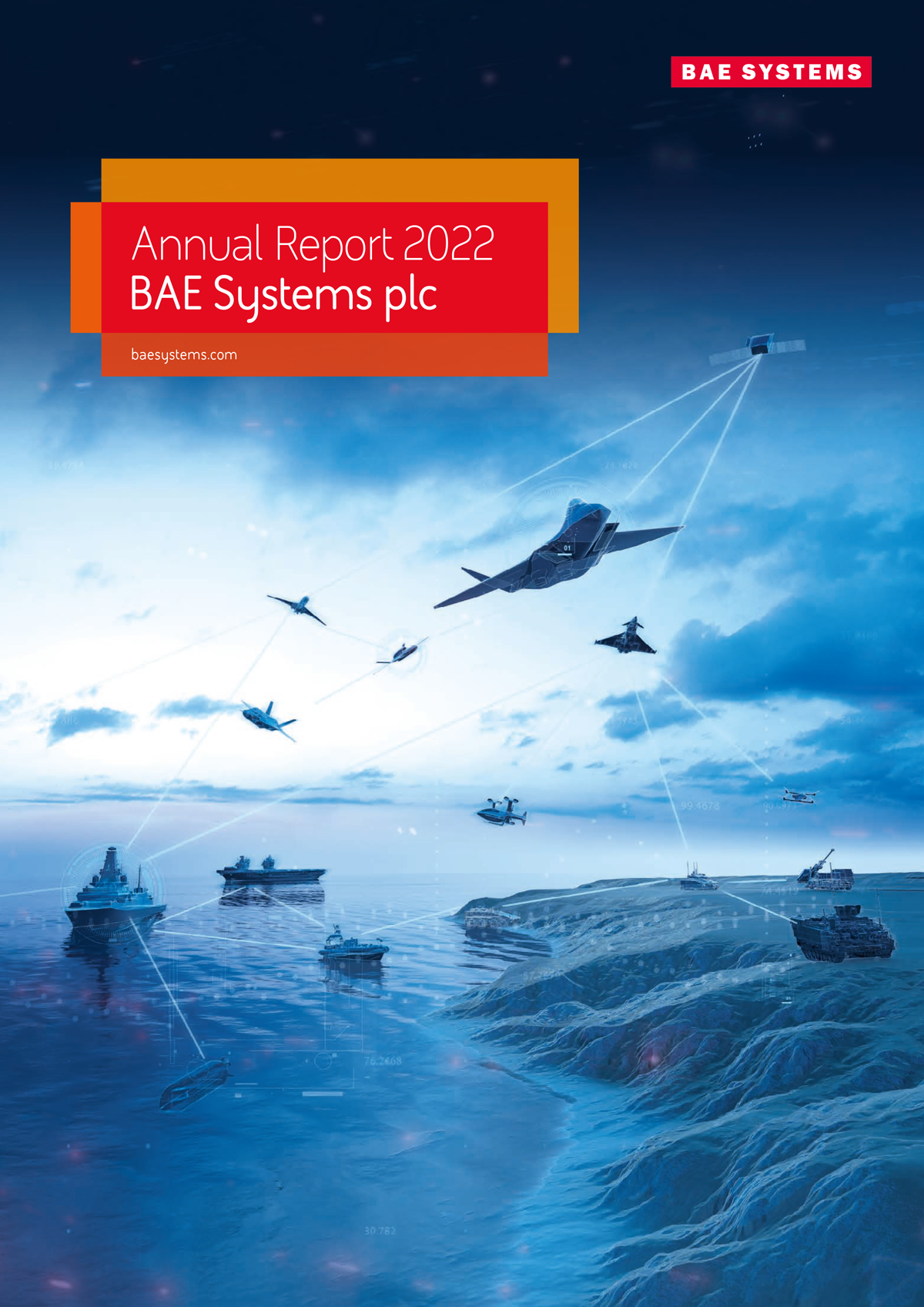 Cover of BAE Systems' 2022 Annual Report